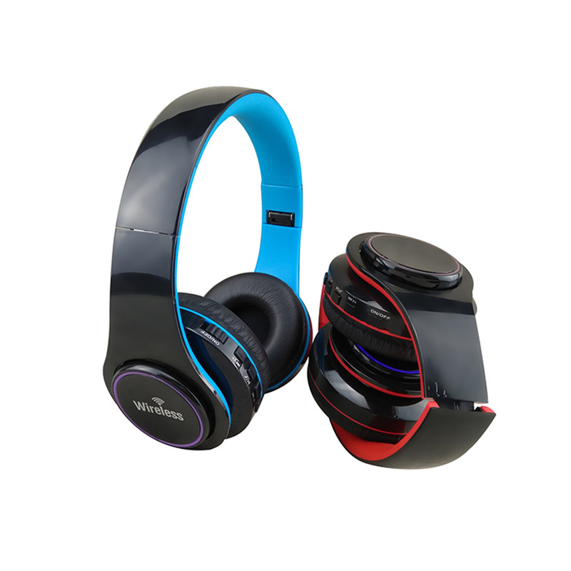 Casque Bluetooth sans fil lumineux à LED