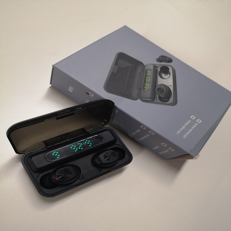 Écouteurs sans fil TWS F9 avec étui de charge pour batterie externe écouteurs écouteurs stéréo auriculares casque Bluetooth